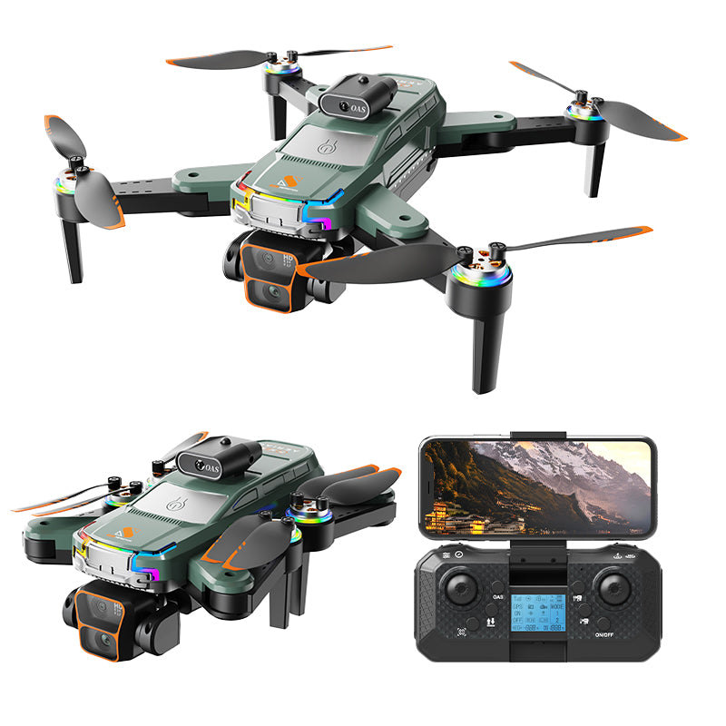 Drone with Dual Cameras Z2, Ultra-Long Endurance, Professional Aerial Photography, Screen Control Remote Aircraft, Brushless Obstacle Avoidance, Large-Size Flying Device