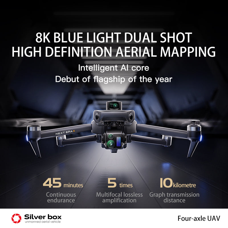 Drone with Camera P7, 45 Minutes Range, High-Definition Professional Photography, Large-size Outdoor Remote Control Aircraft.