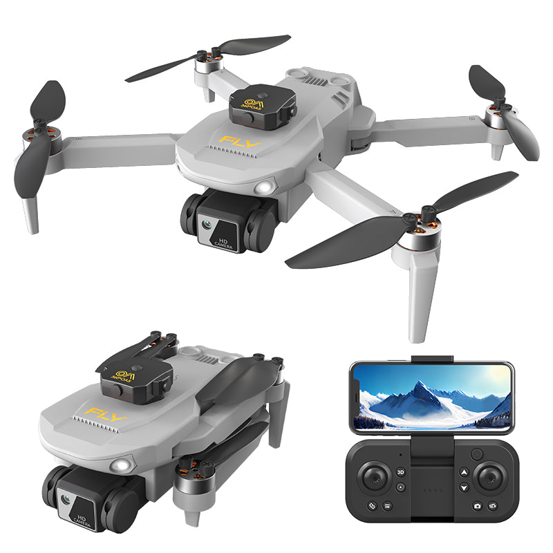 Drone with Camera Z102, Long-Endurance Obstacle-Avoiding Drone with Remote Control, High-Definition Aerial Photography, Brushless Motor, Training Aircraft