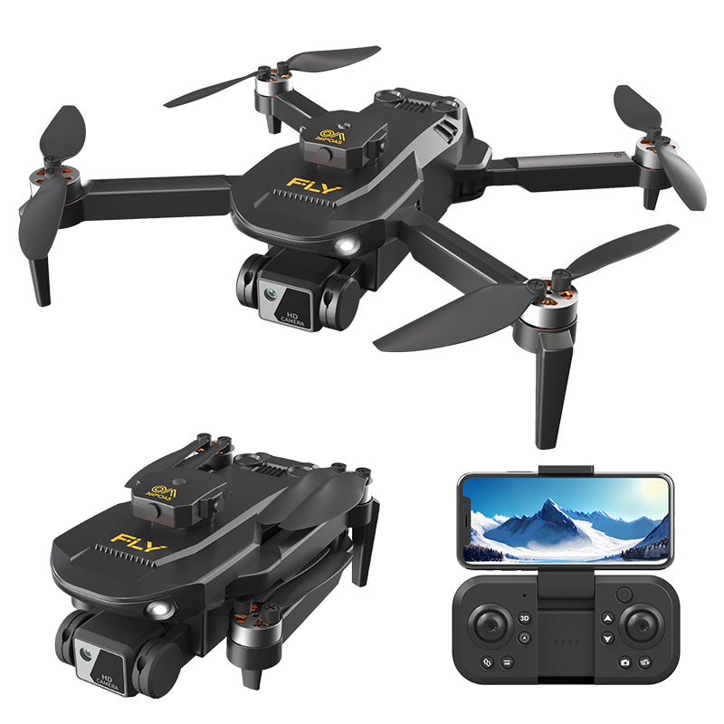 Drone with Camera Z102, Long-Endurance Obstacle-Avoiding Drone with Remote Control, High-Definition Aerial Photography, Brushless Motor, Training Aircraft